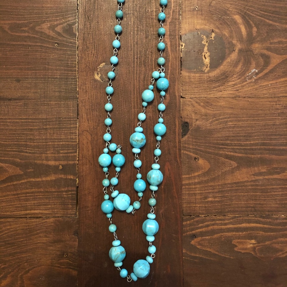 Antique turquoise necklace